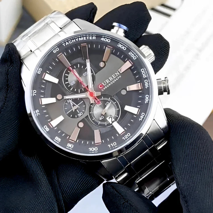 CURREN 8351 PLATA/NEGRO