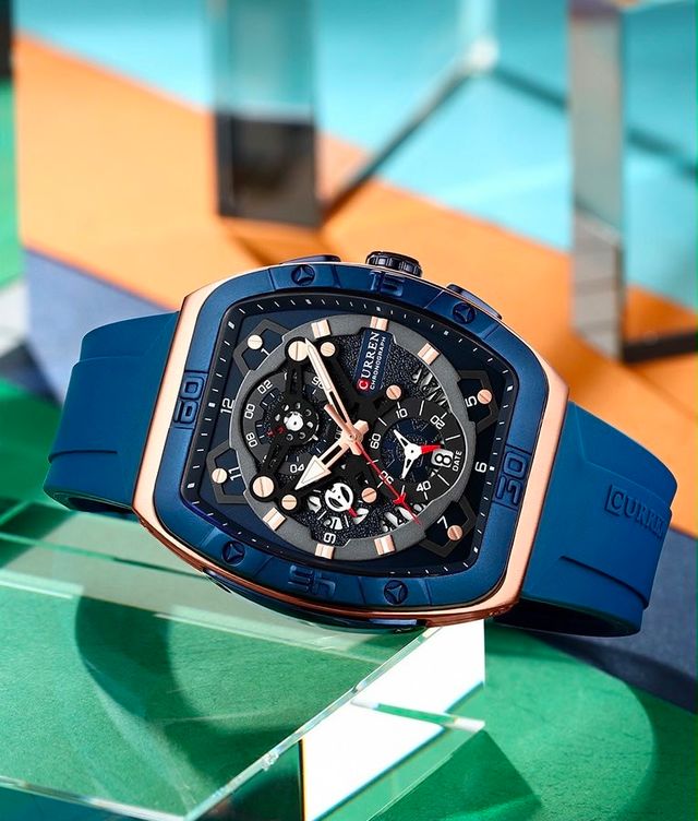 Reloj CURREN Chronograph Blue Royal para hombre