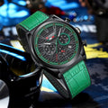 Reloj CURREN Cronógrafo Verde para Hombre