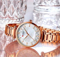 Reloj CURREN Pearl Elegance Oro Rosa para Mujer
