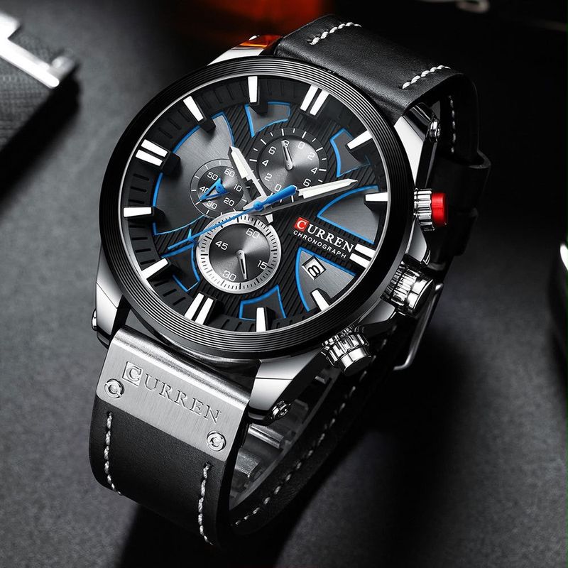 Reloj CURREN Chronograph Black Blue
