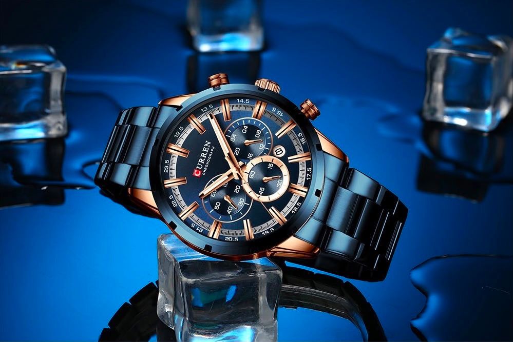 Reloj CURREN Chronograph Midnight Blue para hombre