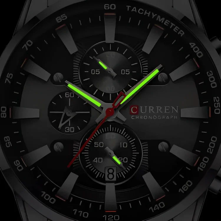 CURREN 8351 PLATA/NEGRO