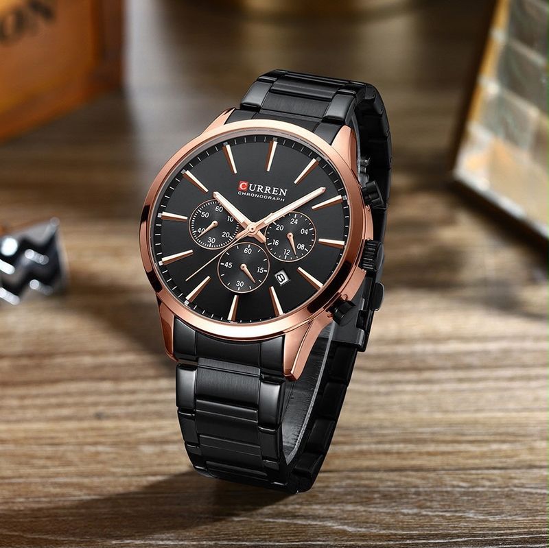 Reloj CURREN Black Rose Chronograph