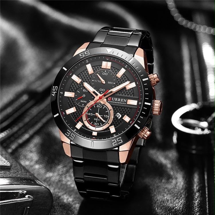 Reloj CURREN Black Rose Chronograph