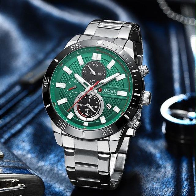 Reloj CURREN Emerald Steel Chronograph