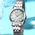 Reloj CURREN Blanche para Mujer | Plateado con Esfera Nácar Blanca