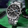 Reloj CURREN Chronograph Classic Silver Black
