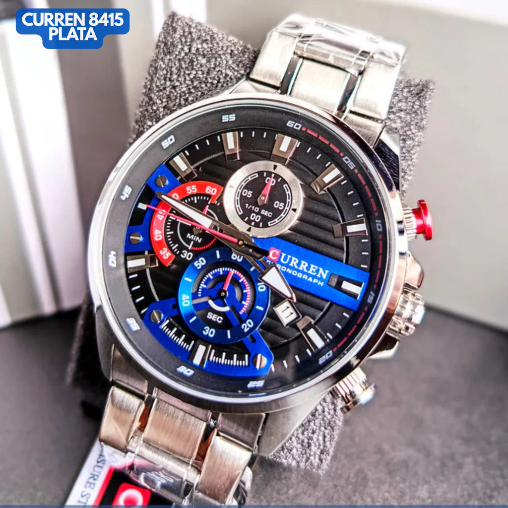 CURREN 8415 PLATEADO
