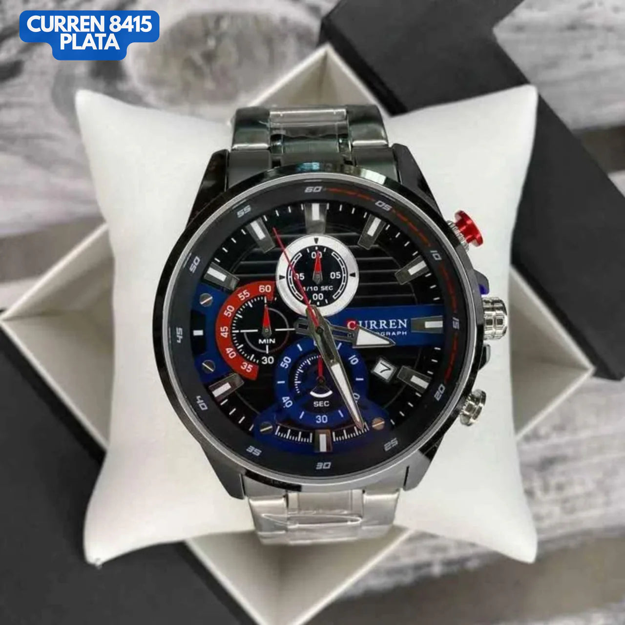 CURREN 8415 PLATEADO