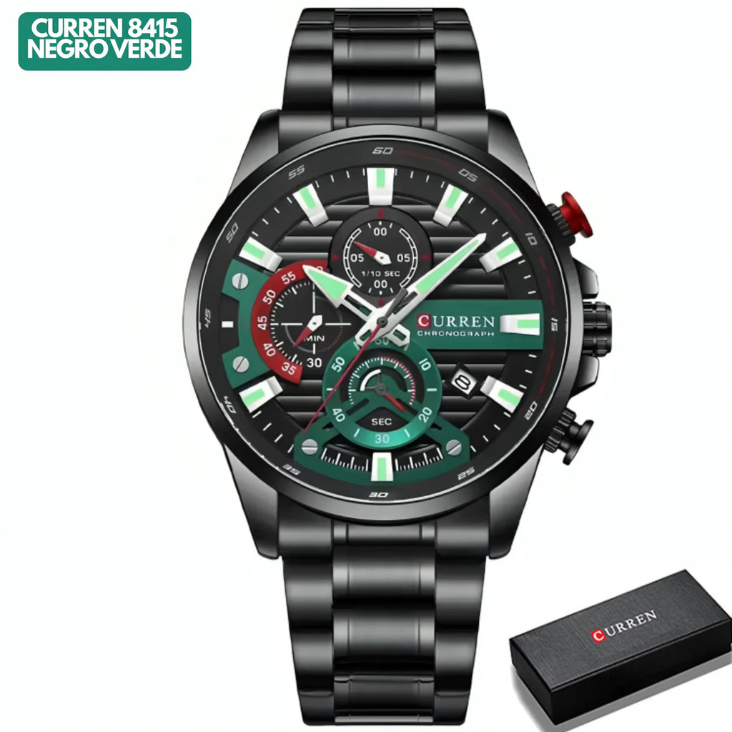 CURREN 8415 NEGRO/VERDE