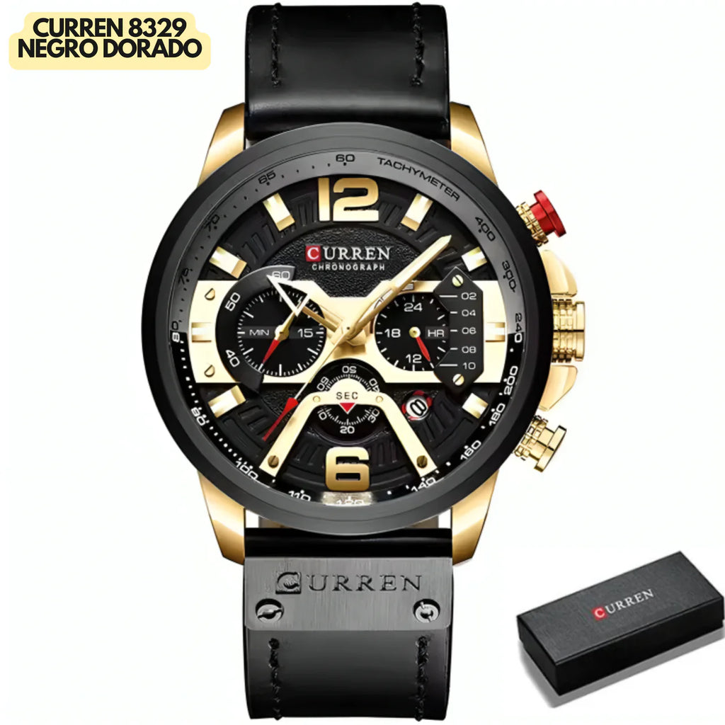 CURREN 8329 NEGRO/DORADO