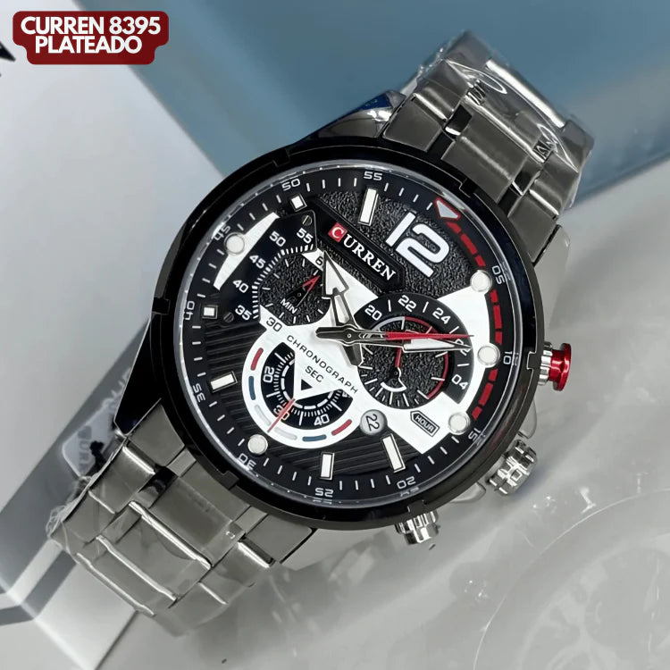 CURREN 8395 PLATEADO