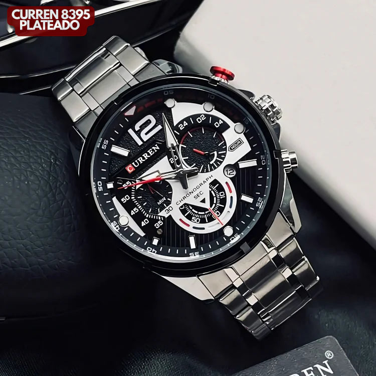 CURREN 8395 PLATEADO
