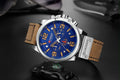 Reloj CURREN Chronograph Blue y Silver