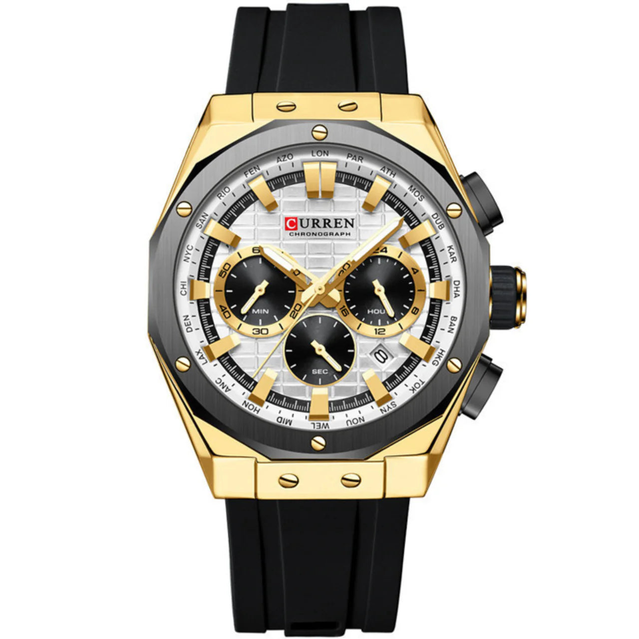 CURREN 8464 NEGRO DORADO