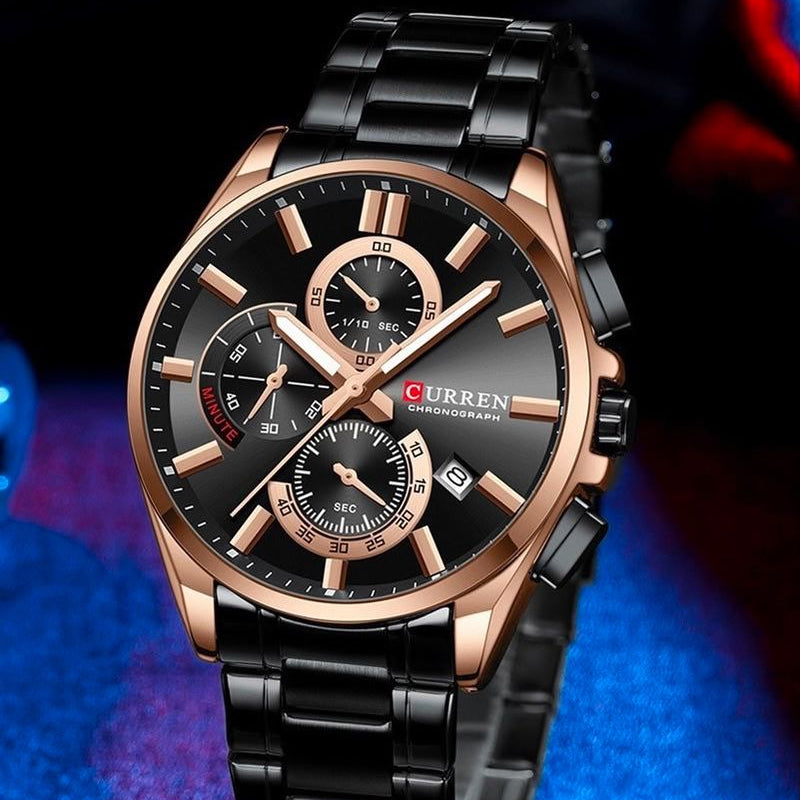 Reloj CURREN Chronograph Black Rose