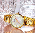Reloj CURREN Pearl Elegance Dorado para Mujer