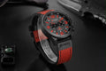 Reloj CURREN Chronograph Black y Red
