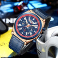 Reloj CURREN Royal Blue Rose Gold