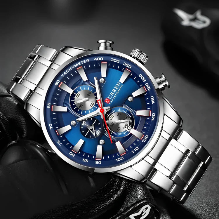 CURREN 8351 PLATA/AZUL