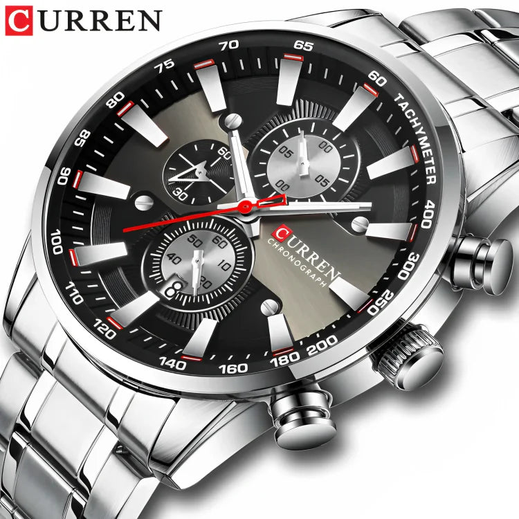 CURREN 8351 PLATA/NEGRO