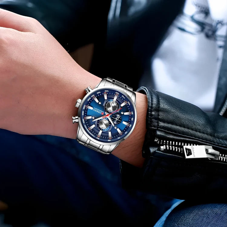 CURREN 8351 PLATA/AZUL