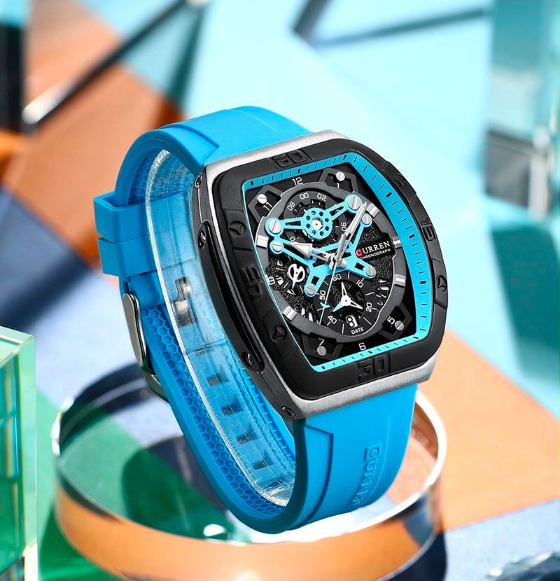 Reloj CURREN Turbo Blue Chronograph para hombre