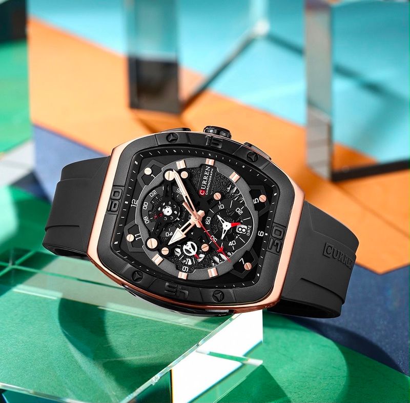 Reloj CURREN Black Rose Chronograph para hombre