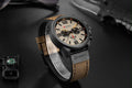 Reloj CURREN Chronograph Vintage Black y Brown