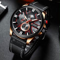 Reloj CURREN Chronograph Black Red