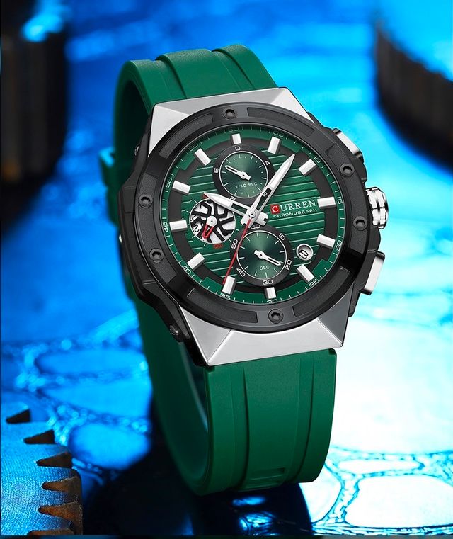 Reloj CURREN Emerald Steel Chronograph para hombre