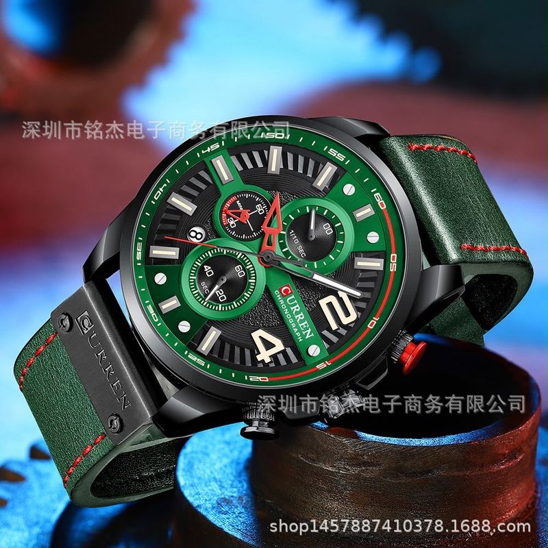 Reloj CURREN Chronograph Green Edition
