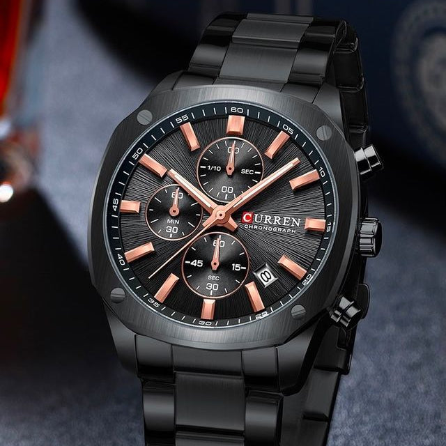 Reloj CURREN Chronograph Prestige Black Rose