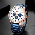 Reloj CURREN Prestige Blue Rose Gold para hombre