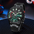 Reloj CURREN Black Racing Chronograph