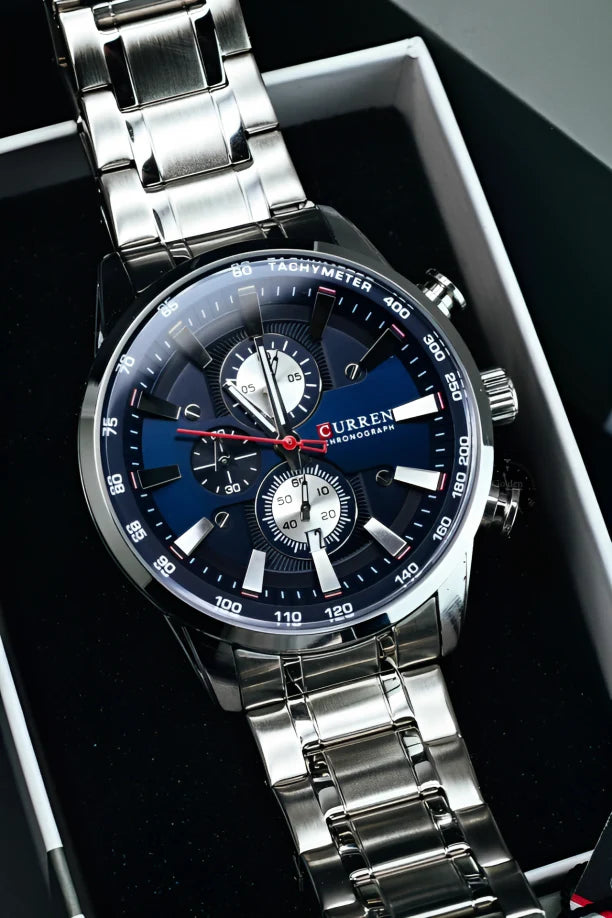 CURREN 8351 PLATA/AZUL