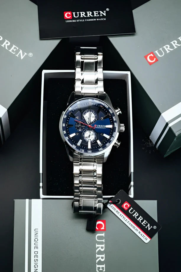 CURREN 8351 PLATA/AZUL