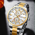 Reloj CURREN Chronograph Silver Gold