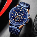 Reloj CURREN Chronograph Blue Gold para hombre