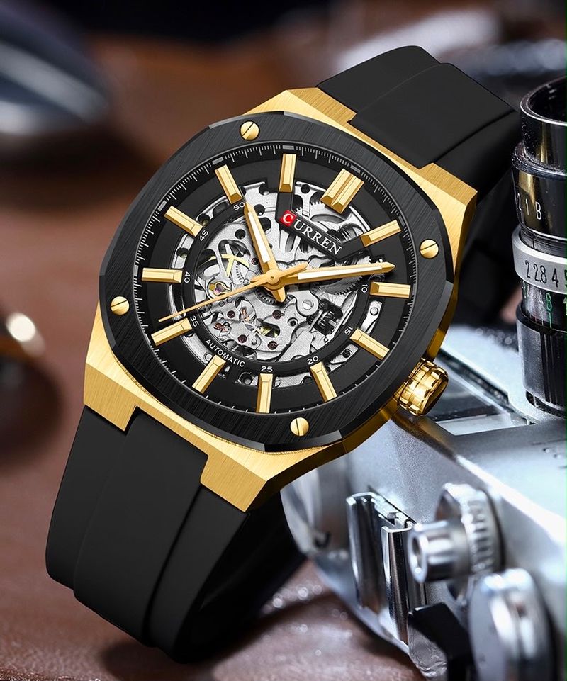 Reloj CURREN Automático Skeleton para Hombre