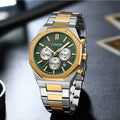 Reloj CURREN Royal Green Gold Chronograph