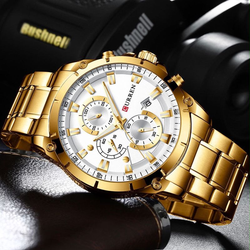 Reloj CURREN Executive Gold White para hombre