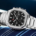 Reloj CURREN Octagonal Silver Black