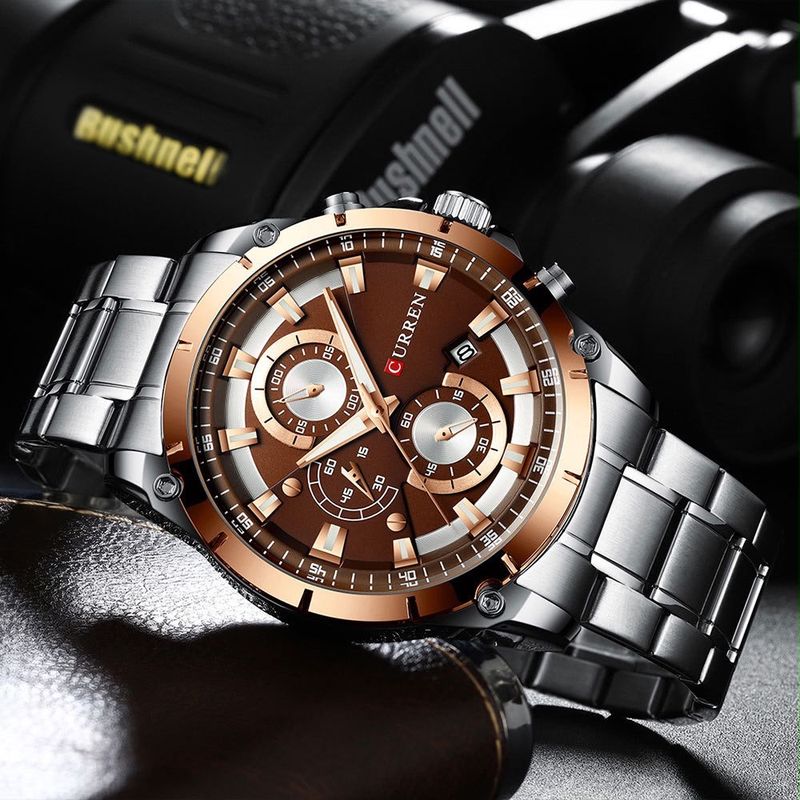 Reloj CURREN Copper Silver Elite para hombre