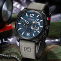 Reloj CURREN Cronógrafo Azul Militar para Hombre