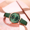 Reloj CURREN Blanche Elegance Verde Esmeralda para Mujer